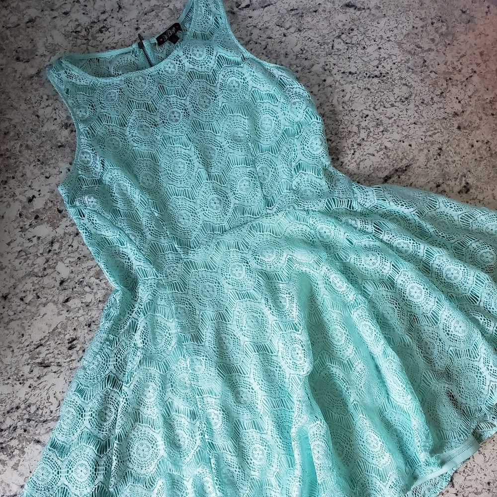 Teal dress